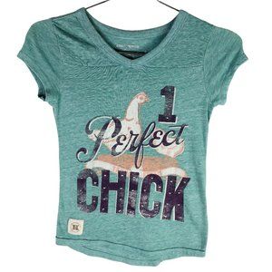 Mossimo Supply Co. Girls Medium T-Shirt 1 Perfect Chick